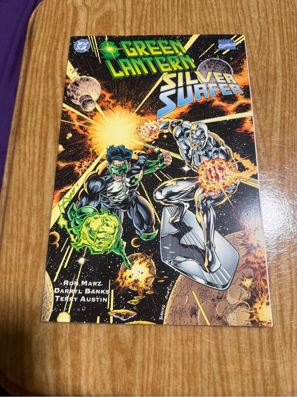 Vintage 1995 Green Lantern Silver Surfer